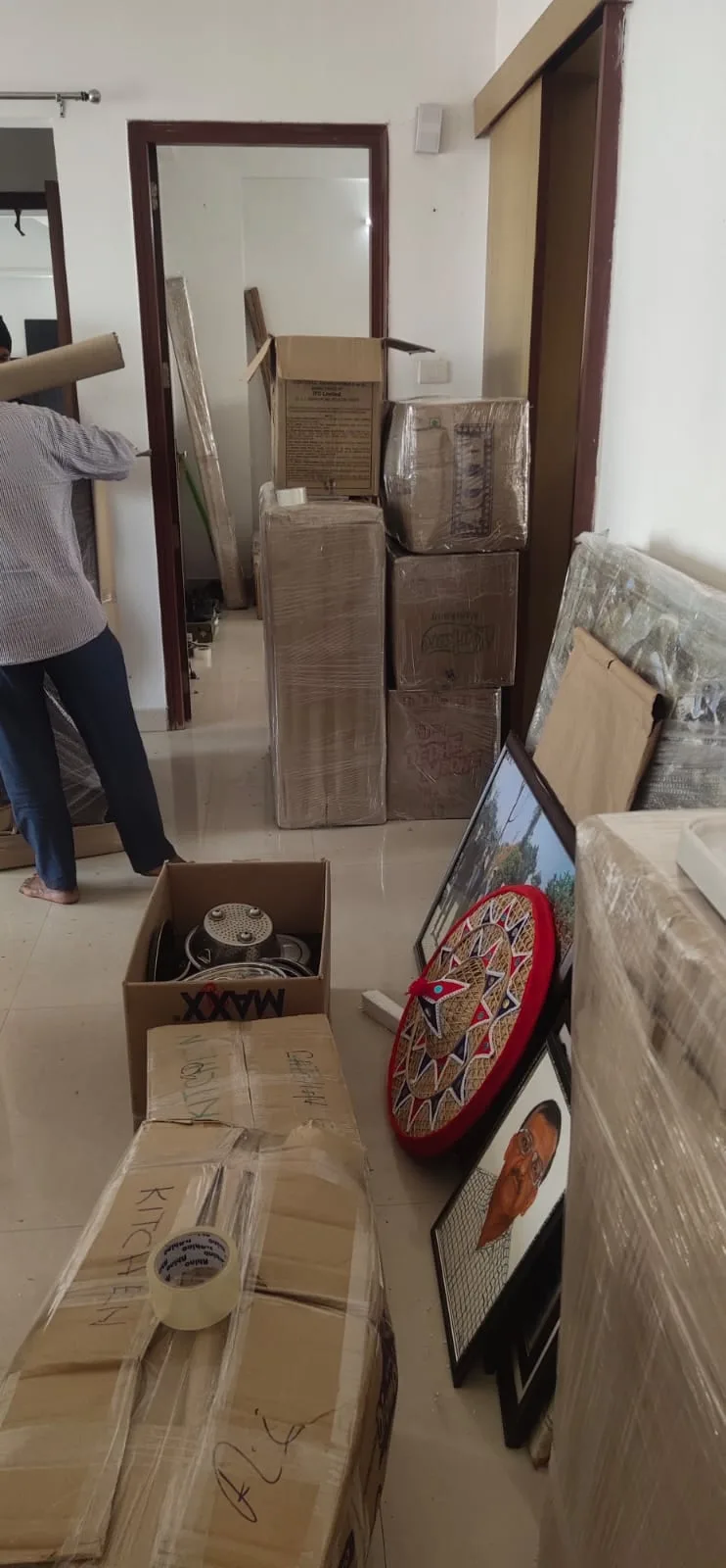 Packing in action