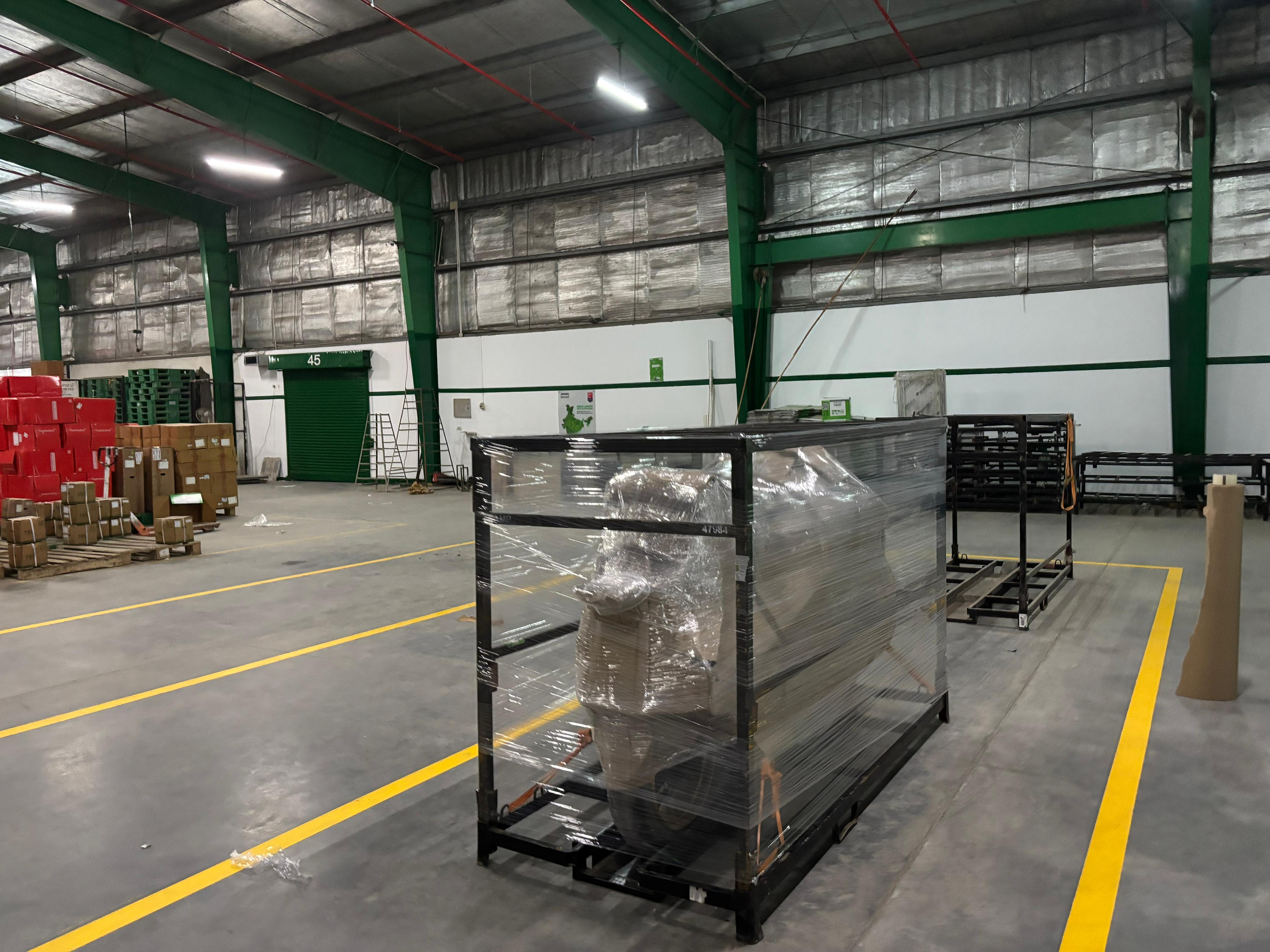 Warehouse aisle